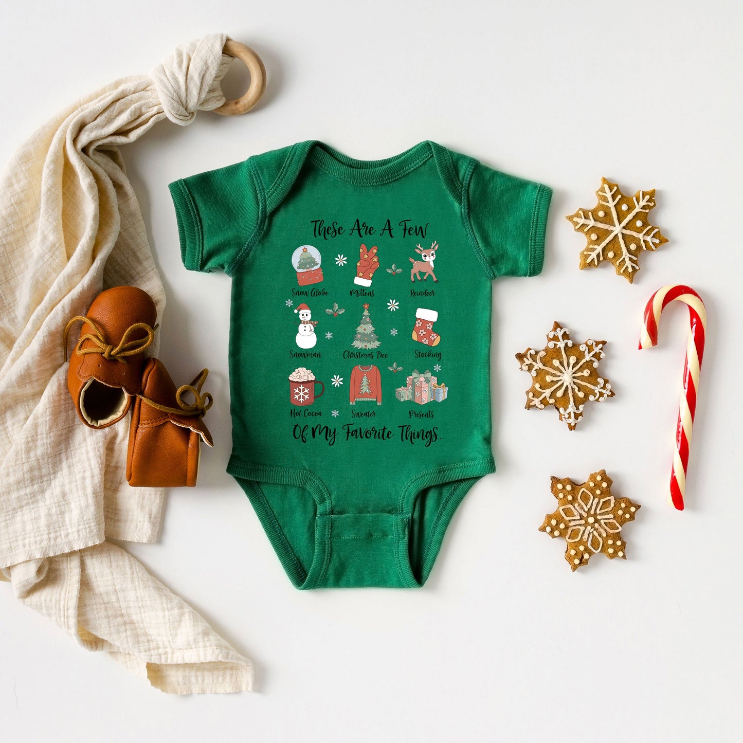 Christmas Favorites | Baby Graphic Short Sleeve Onesie