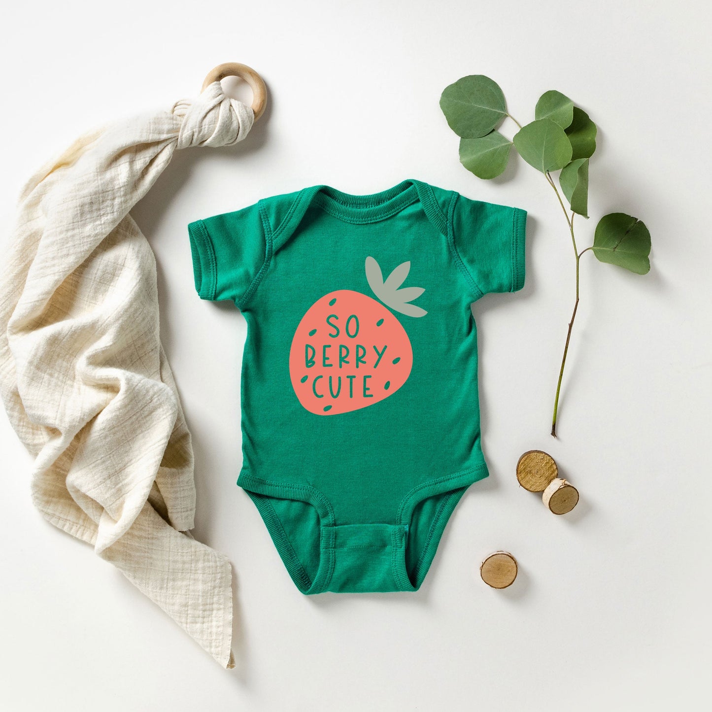 So Berry Cute Kids | Baby Graphic Short Sleeve Onesie