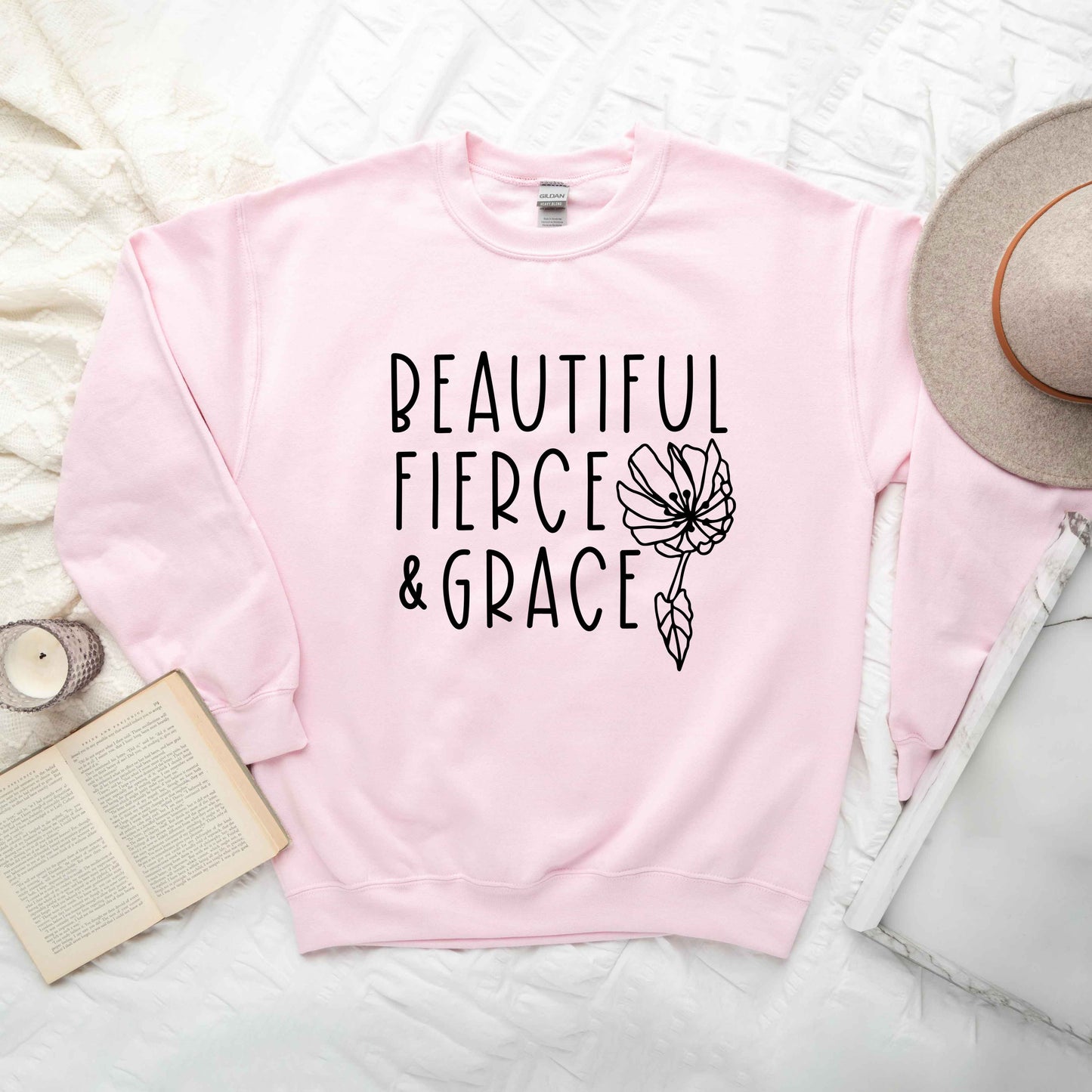 Beautiful Fierce And Grace | Sweatshirt
