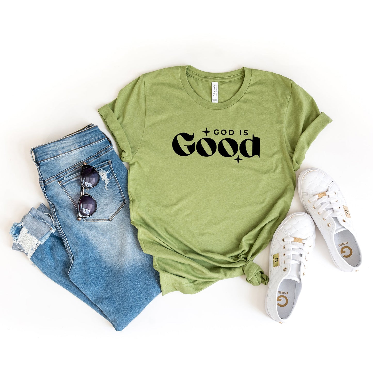 God Is Good Bold | Short Sleeve Crew Neck