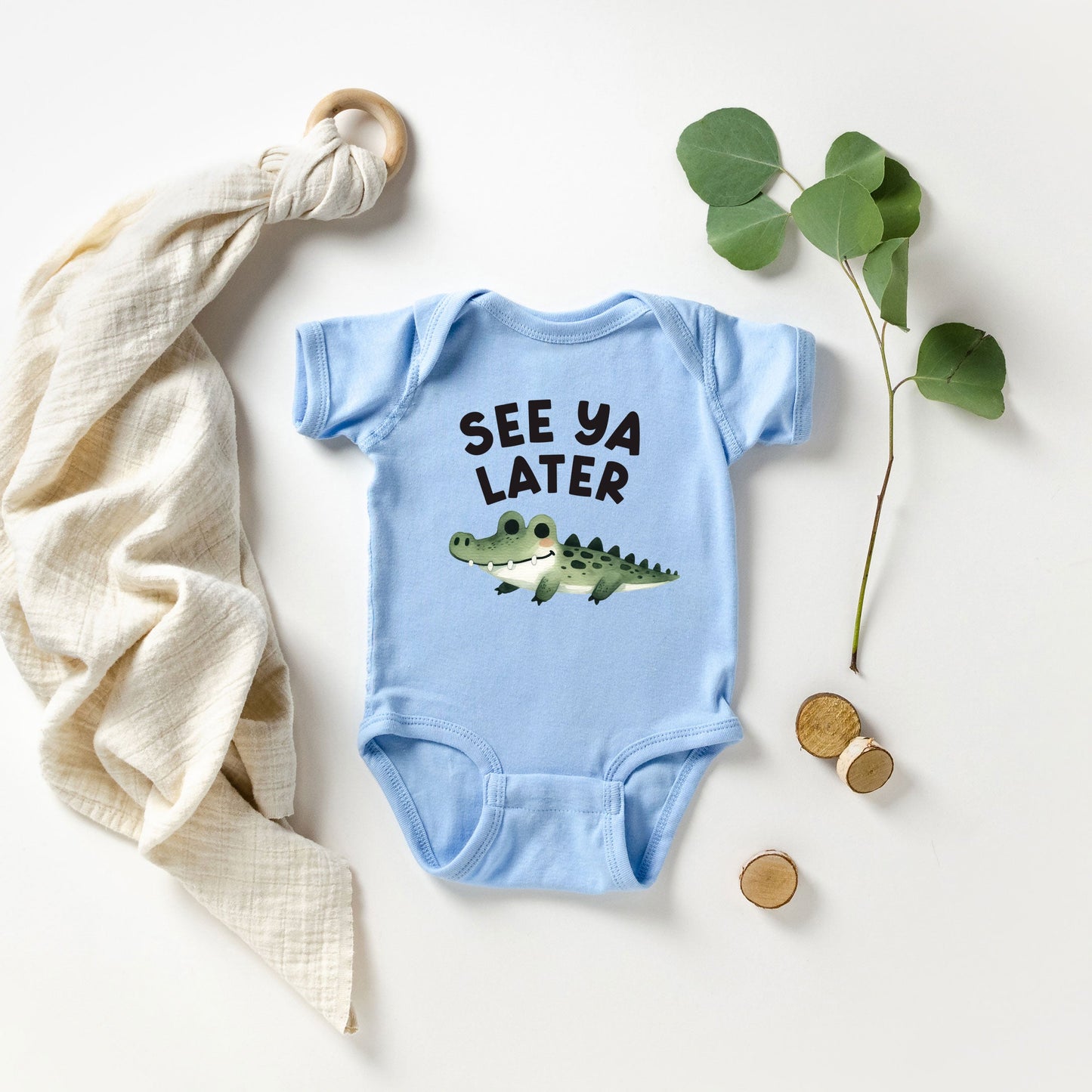 See You Later Alligator | Baby Graphic Short Sleeve Onesie