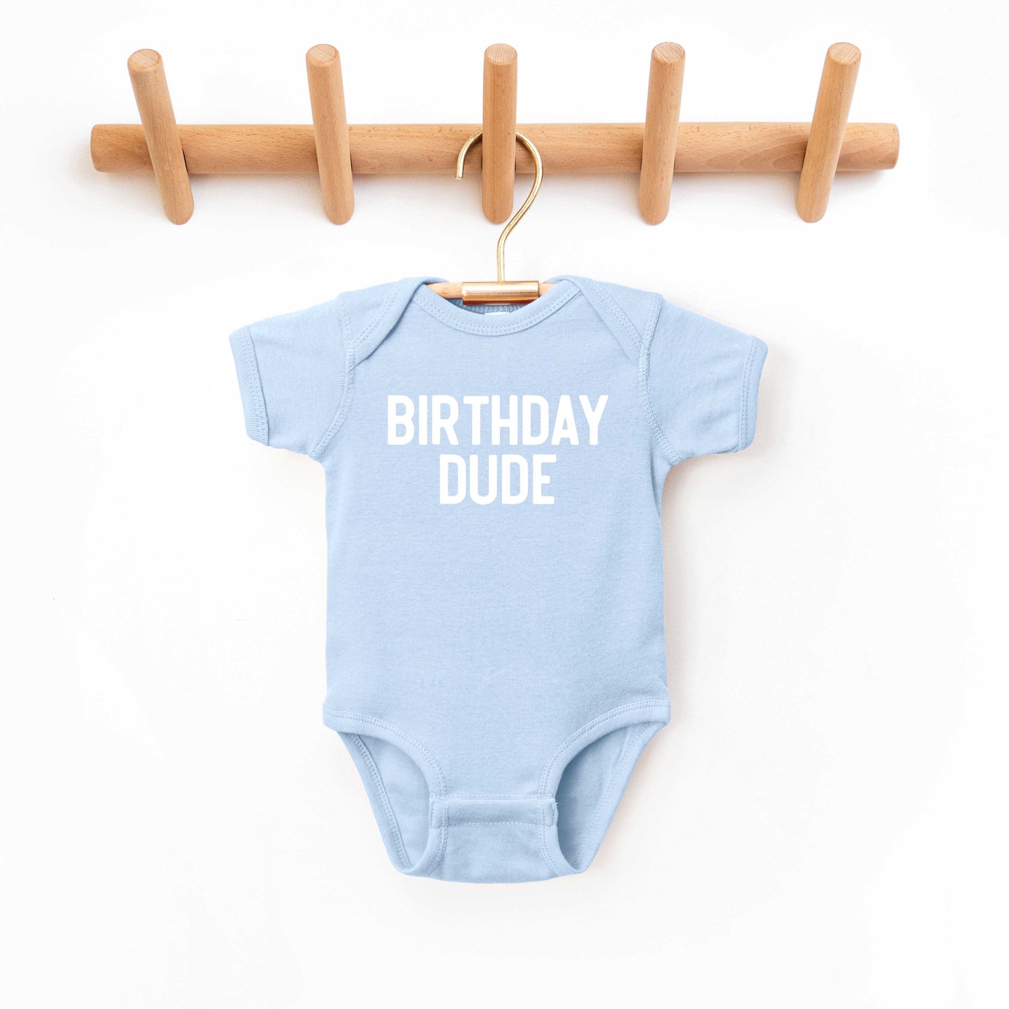 Birthday Dude Bold | Baby Graphic Short Sleeve Onesie