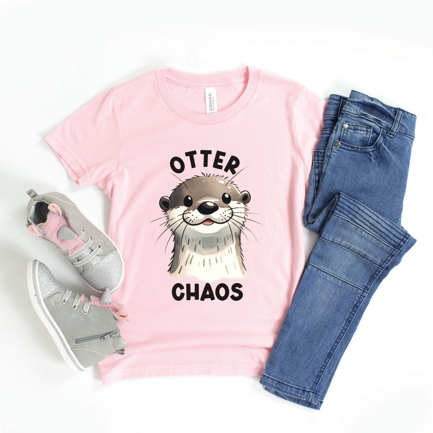 Otter Chaos | Toddler Graphic Short Sleeve Tee