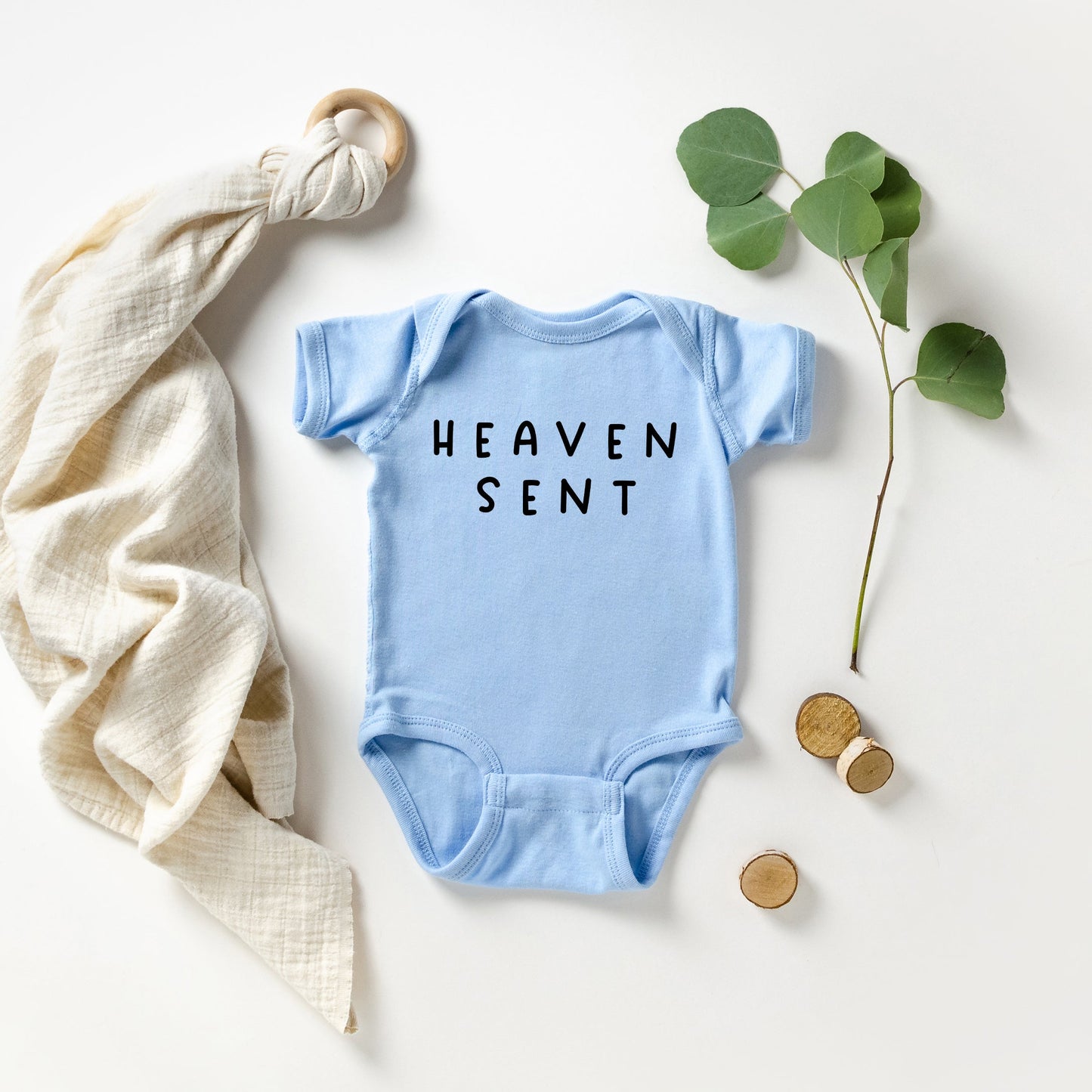 Heaven Sent | Baby Graphic Short Sleeve Onesie