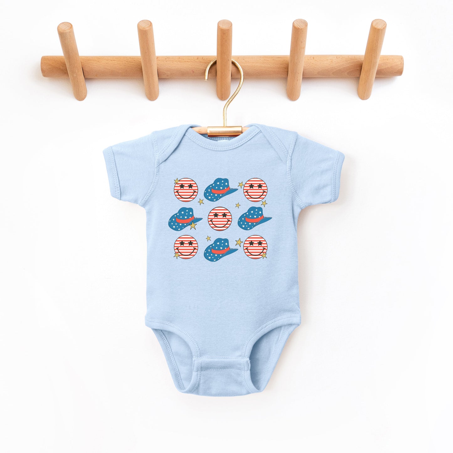 Cowgirl Smiley | Baby Graphic Short Sleeve Onesie