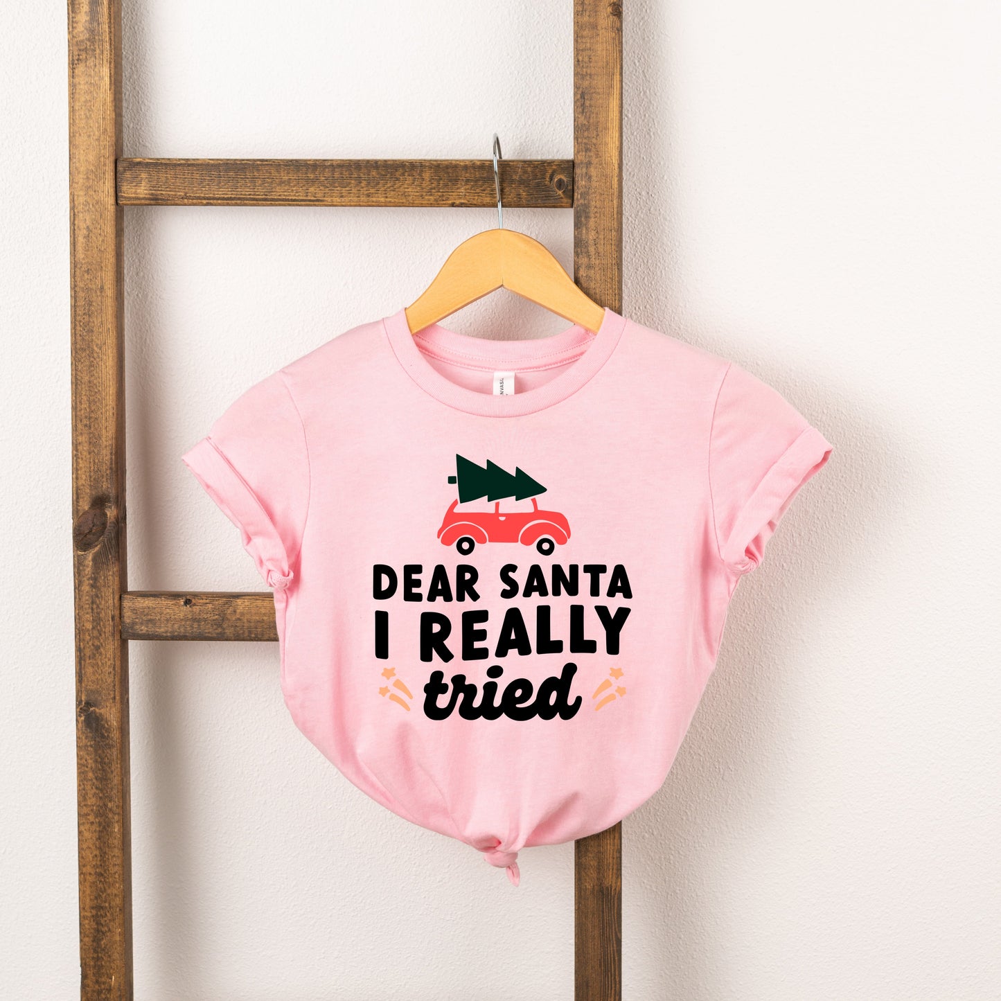I Really Tried Car | Toddler Short Sleeve Crew Neck