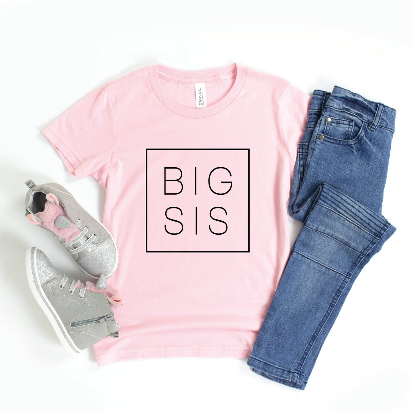 Big Sis Square | Youth Short Sleeve Crew Neck