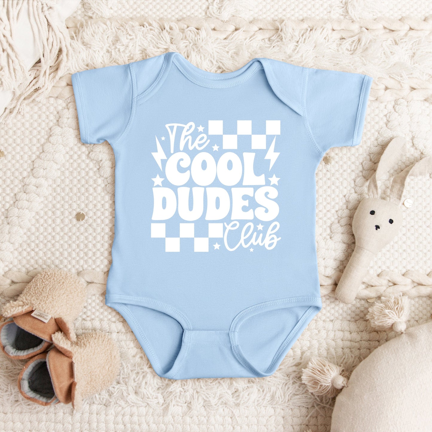 Cool Dudes Club | Baby Graphic Short Sleeve Onesie