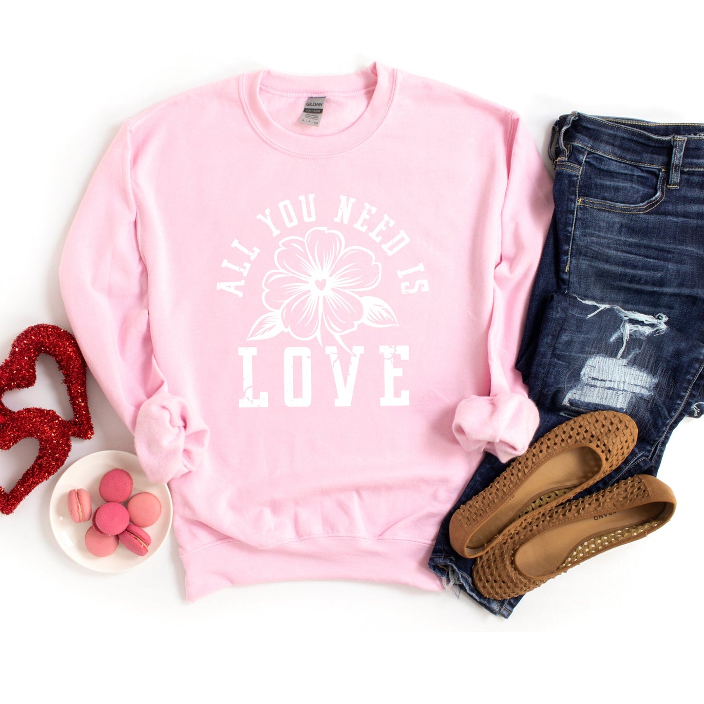 All You Need Is Love Flower | Sweatshirt