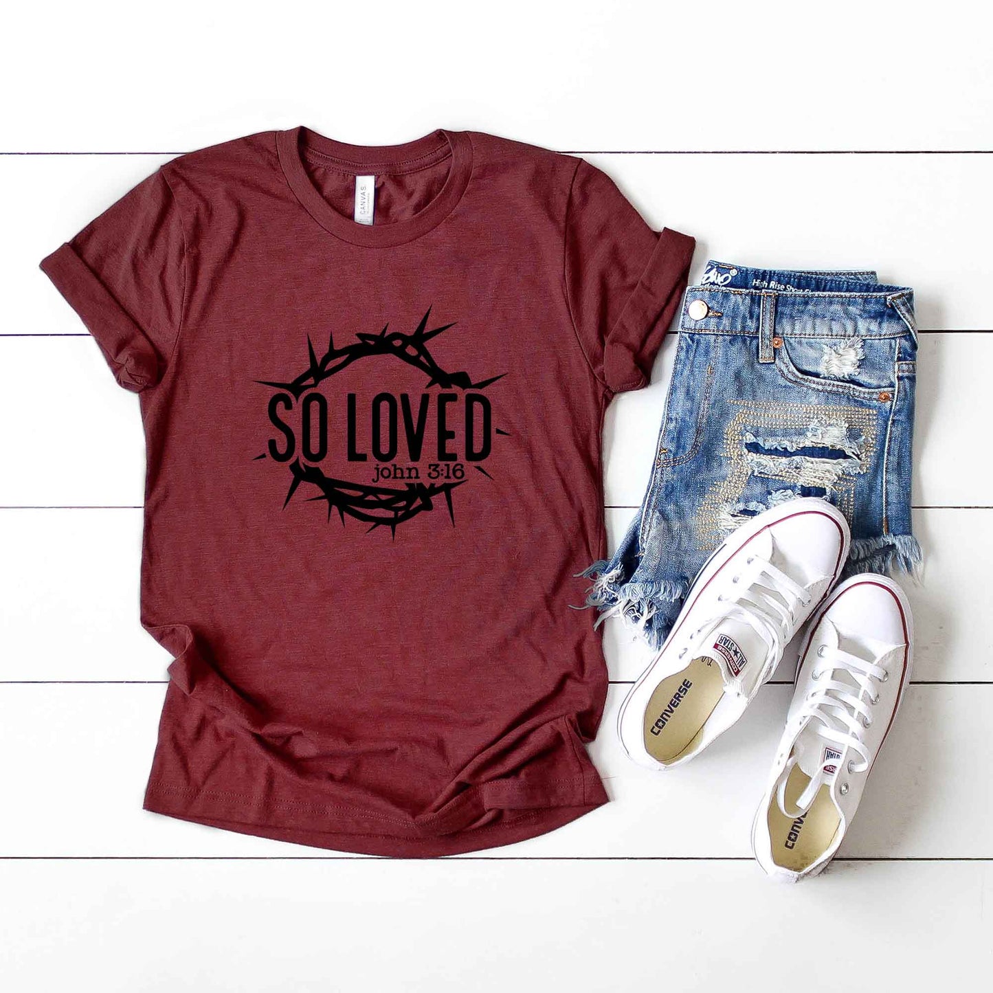 So Loved Scripture | Short Sleeve Crew Neck