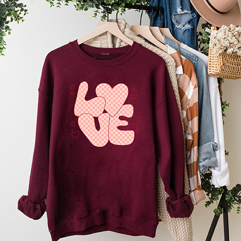 Valentines Love Pink | Sweatshirt