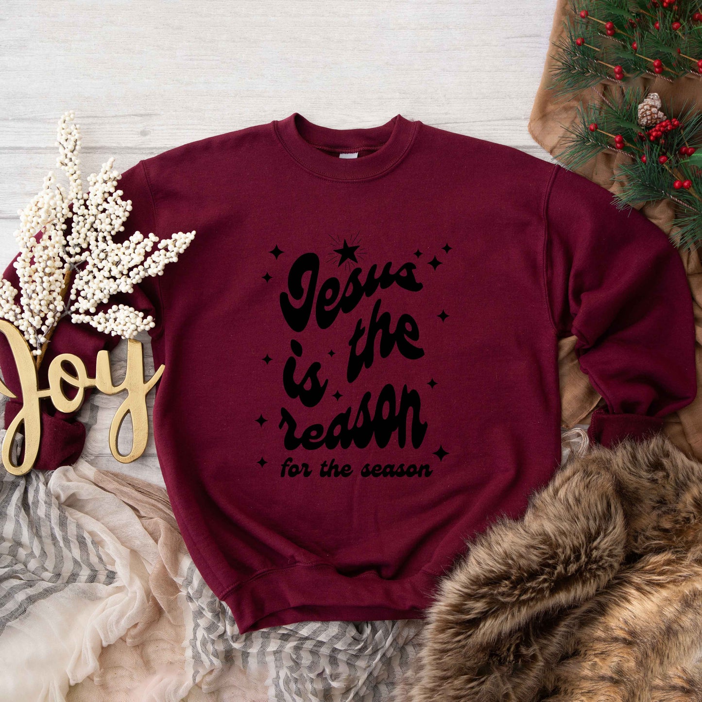 Jesus Is The Reason Stars | Sweatshirt