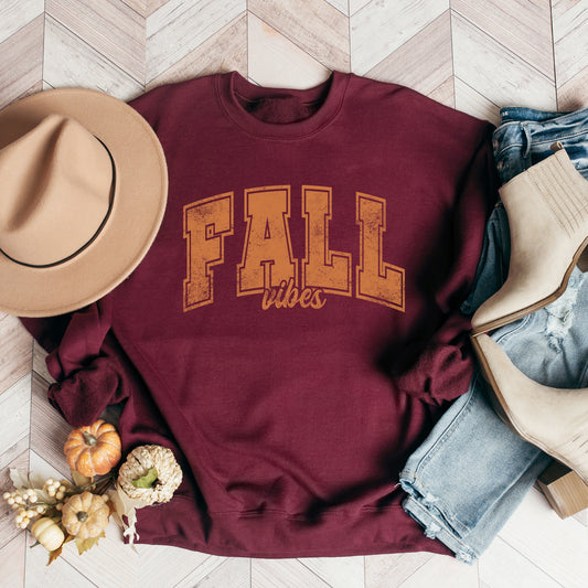 Fall Vibes Varsity  | Sweatshirt