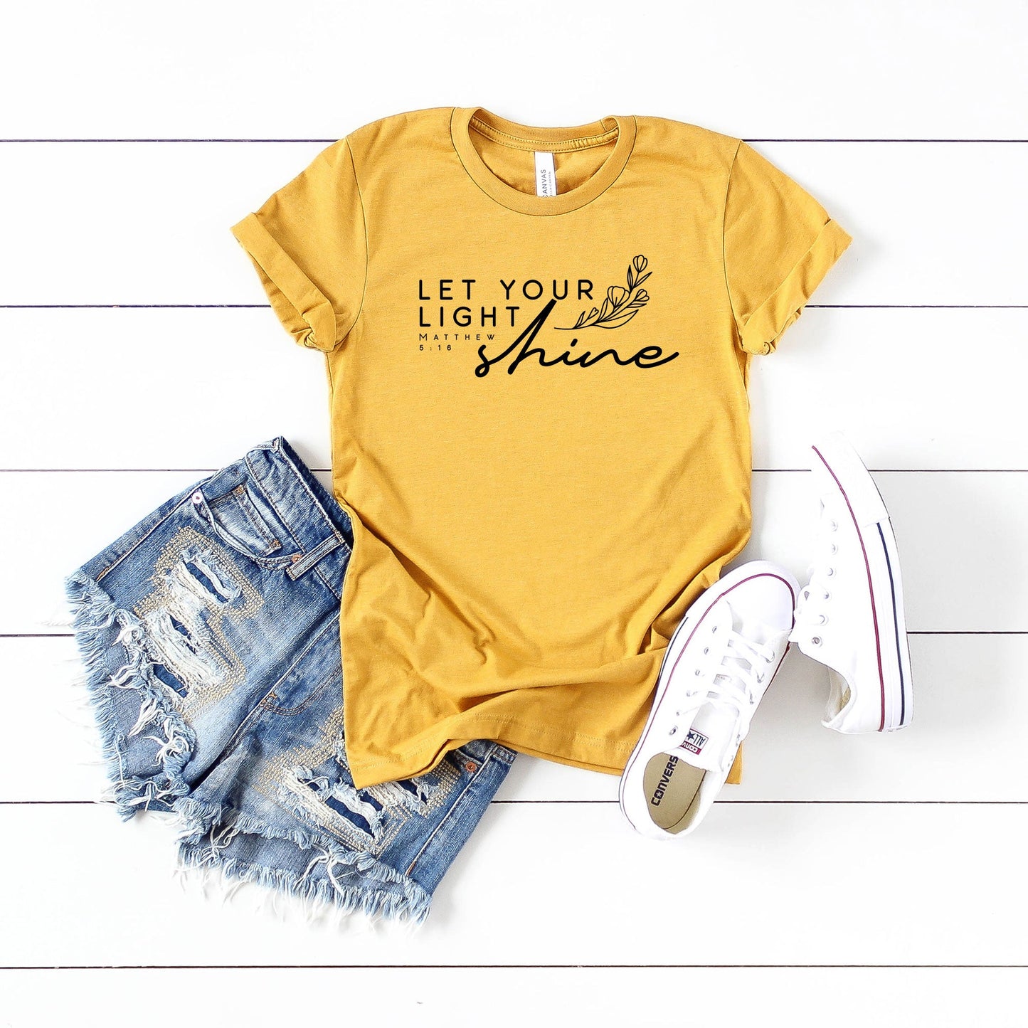 Let Your Light Shine | Short Sleeve Crew Neck