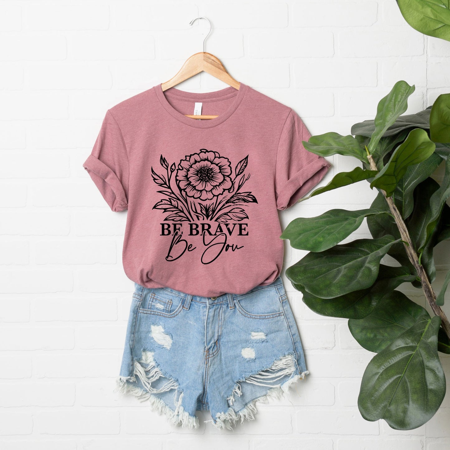 Be Brave Be You | Short Sleeve Crew Neck