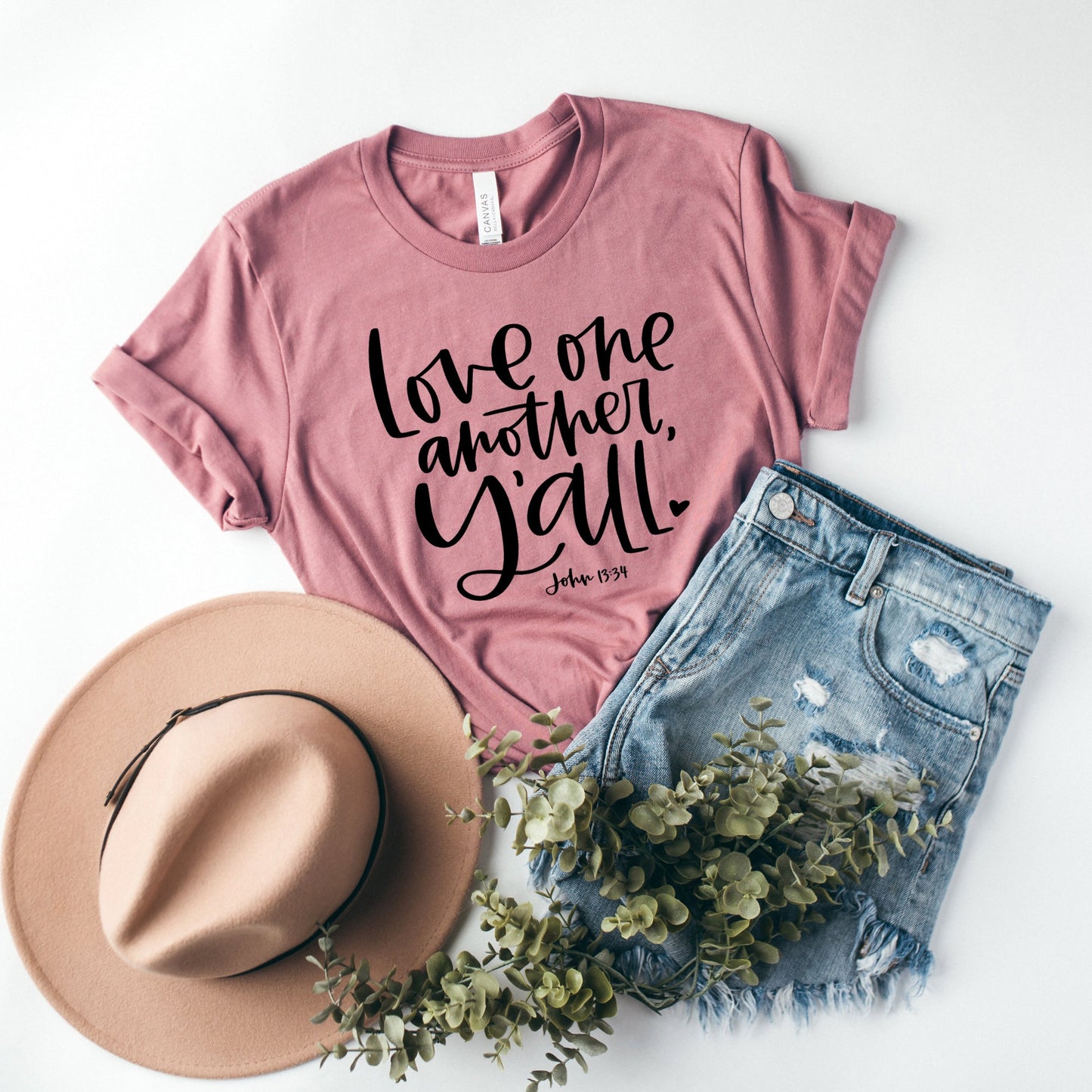 Love One Another Y'all | Short Sleeve Crew Neck