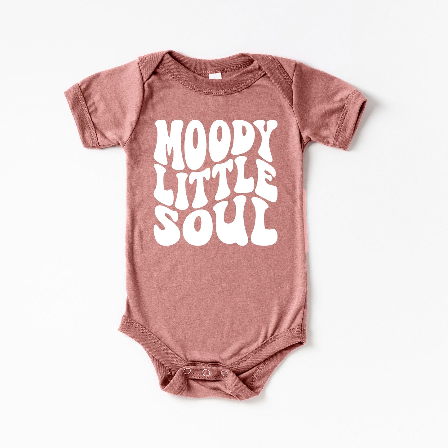 Moody Little Soul | Baby Graphic Short Sleeve Onesie