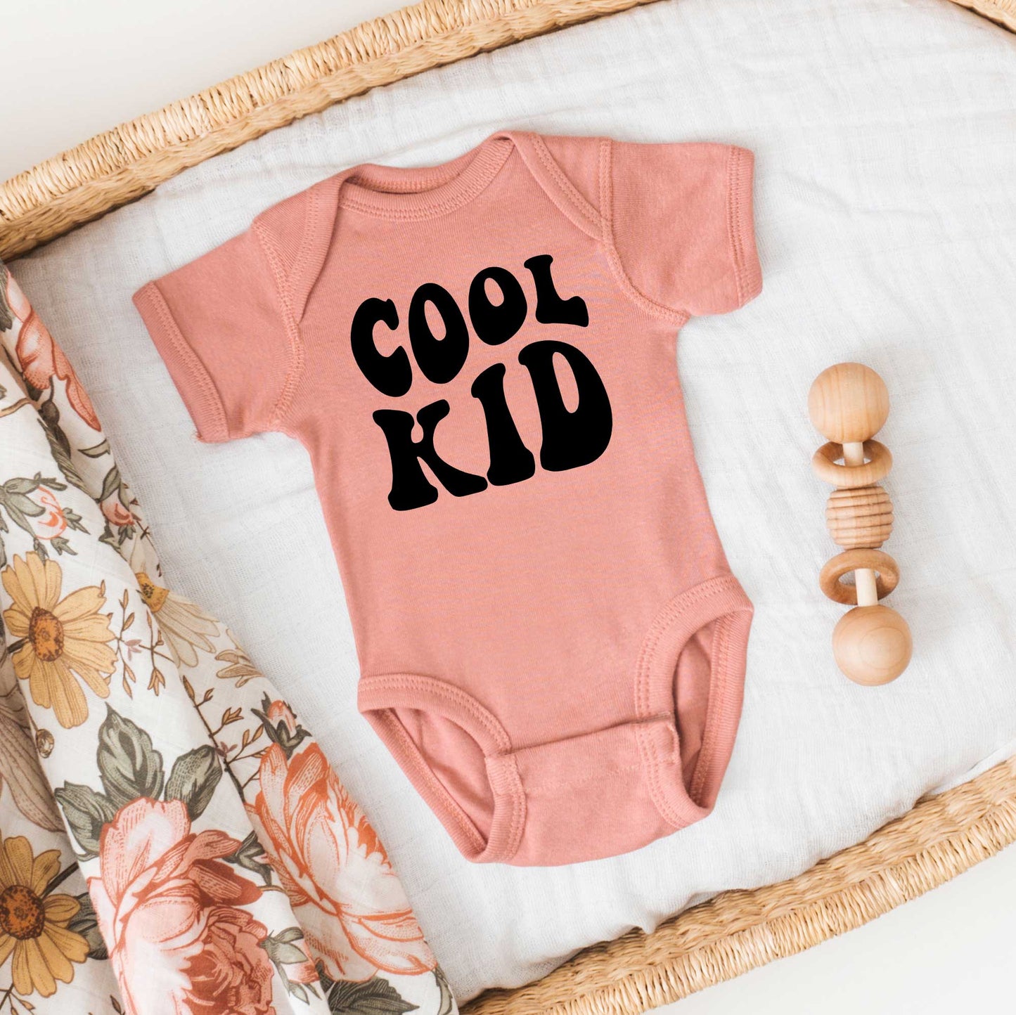 Cool Kid Wavy | Baby Graphic Short Sleeve Onesie