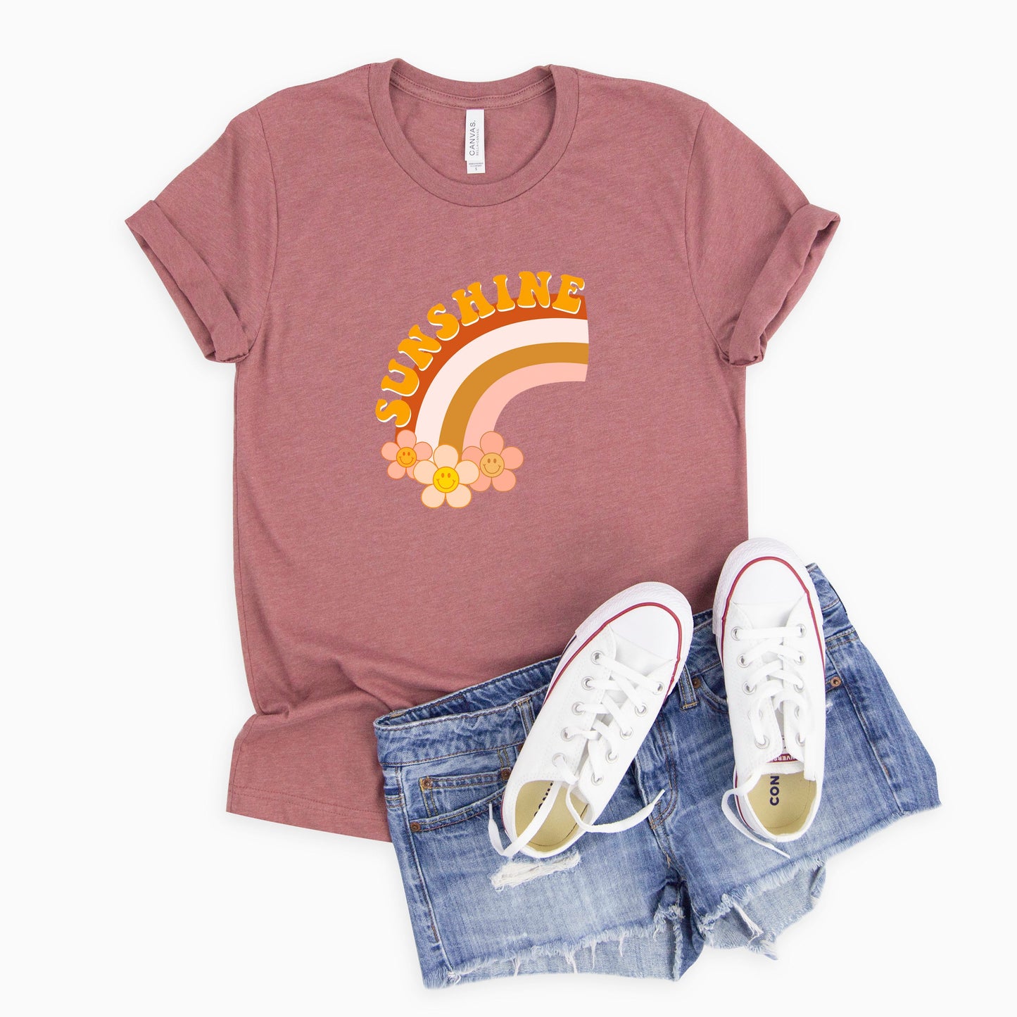 Sunshine Rainbow | Youth Short Sleeve Crew Neck
