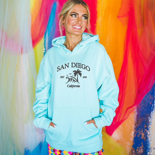 Embroidered San Diego | Hoodie