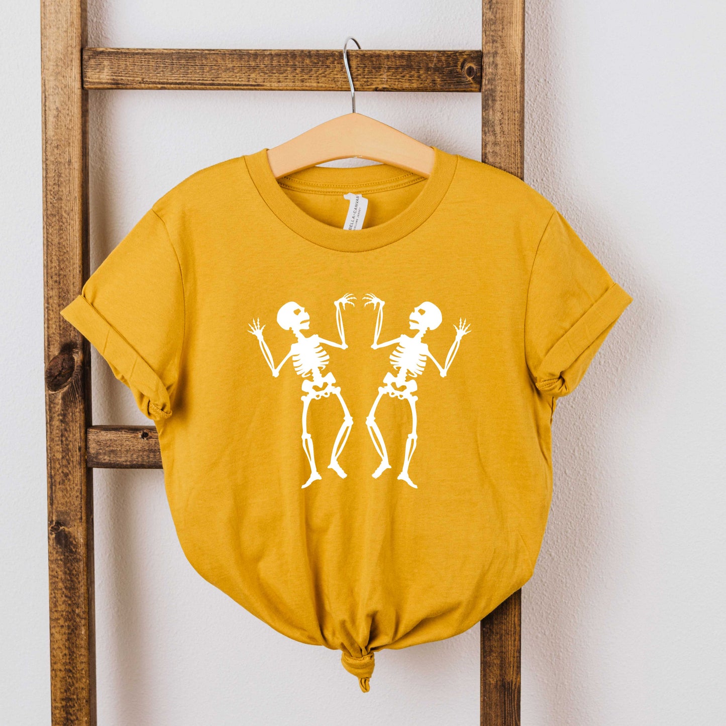Two Dancing Skeletons | Youth Short Sleeve Crew Neck