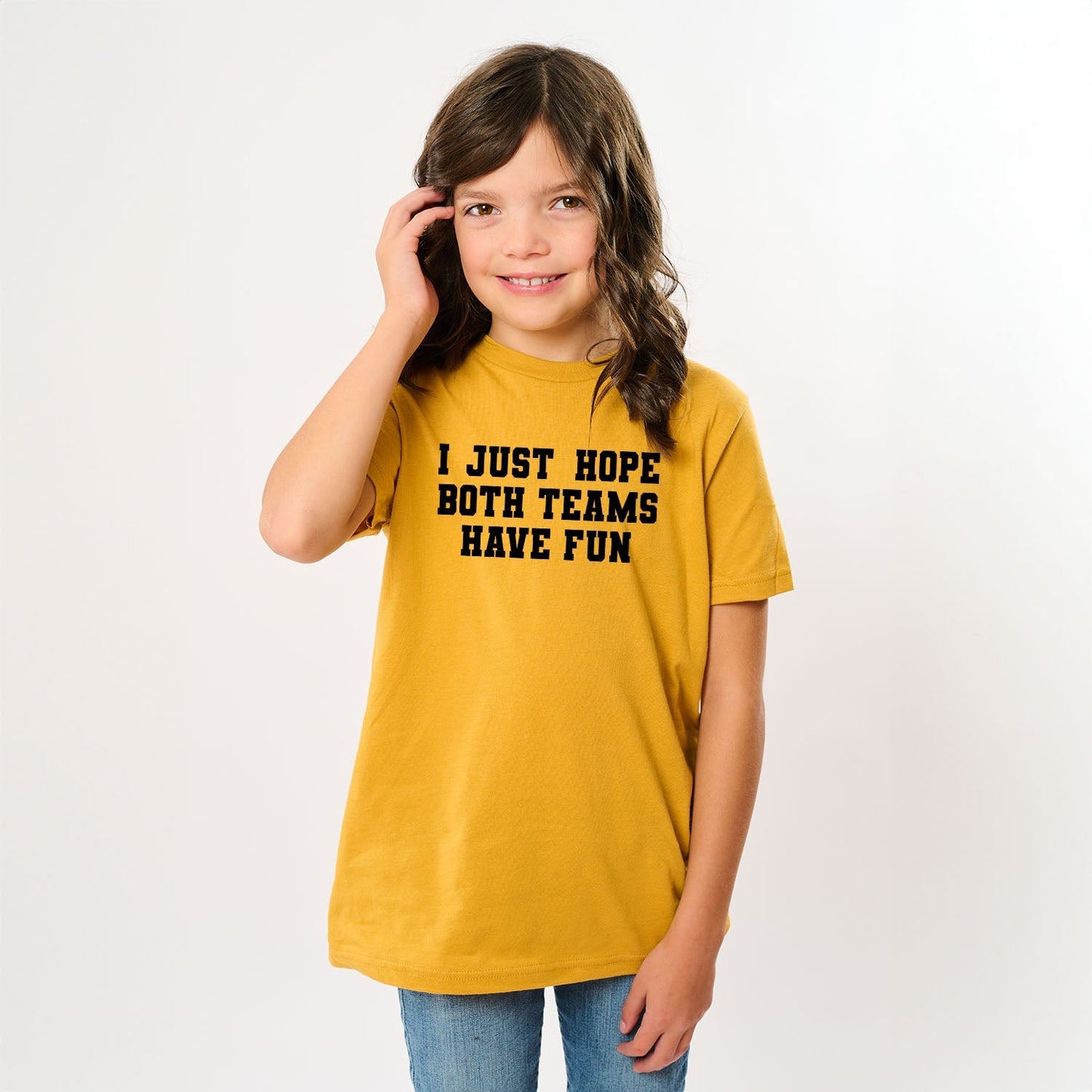 I Just Hope Both Teams Have Fun | Youth Graphic Short Sleeve Tee