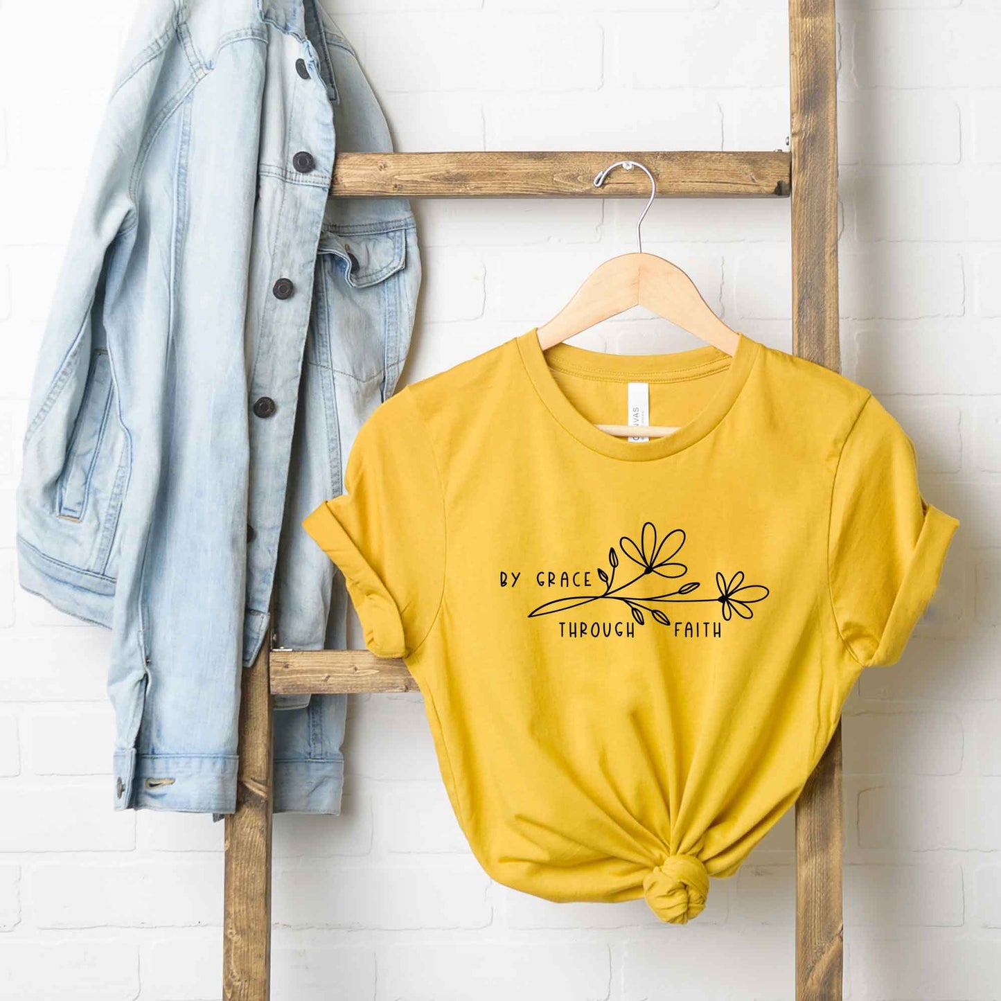 By Grace Through Faith Flowers | Short Sleeve Crew Neck