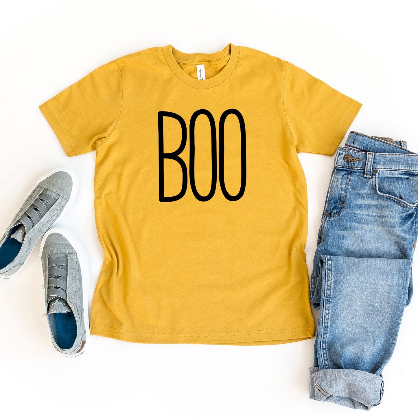 Boo Word | Youth Graphic Short Sleeve Tee
