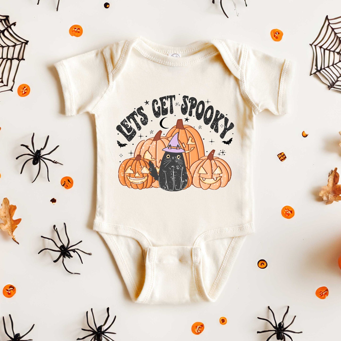 Let's Get Spooky | Baby Graphic Short Sleeve Onesie