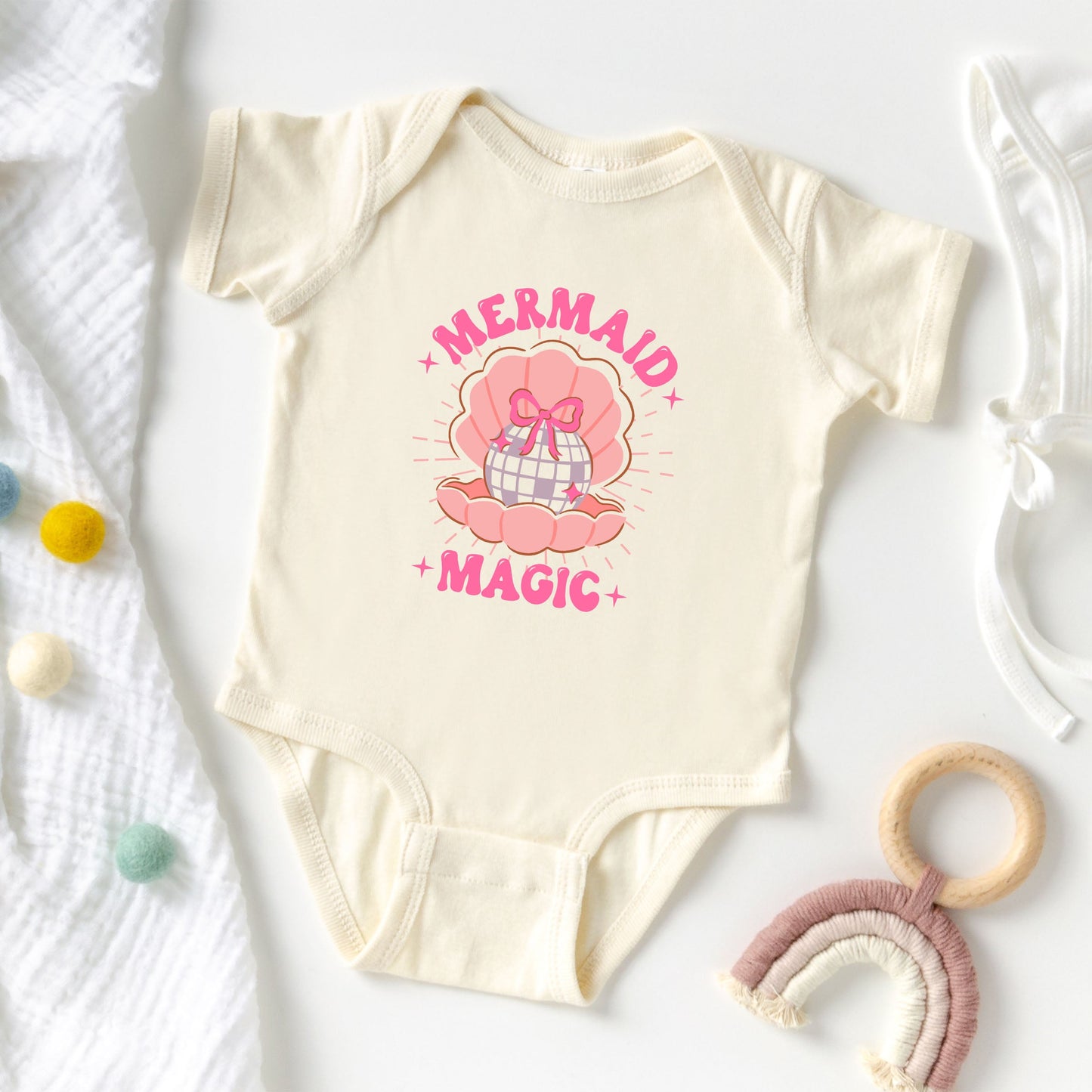 Mermaid Magic | Baby Graphic Short Sleeve Onesie