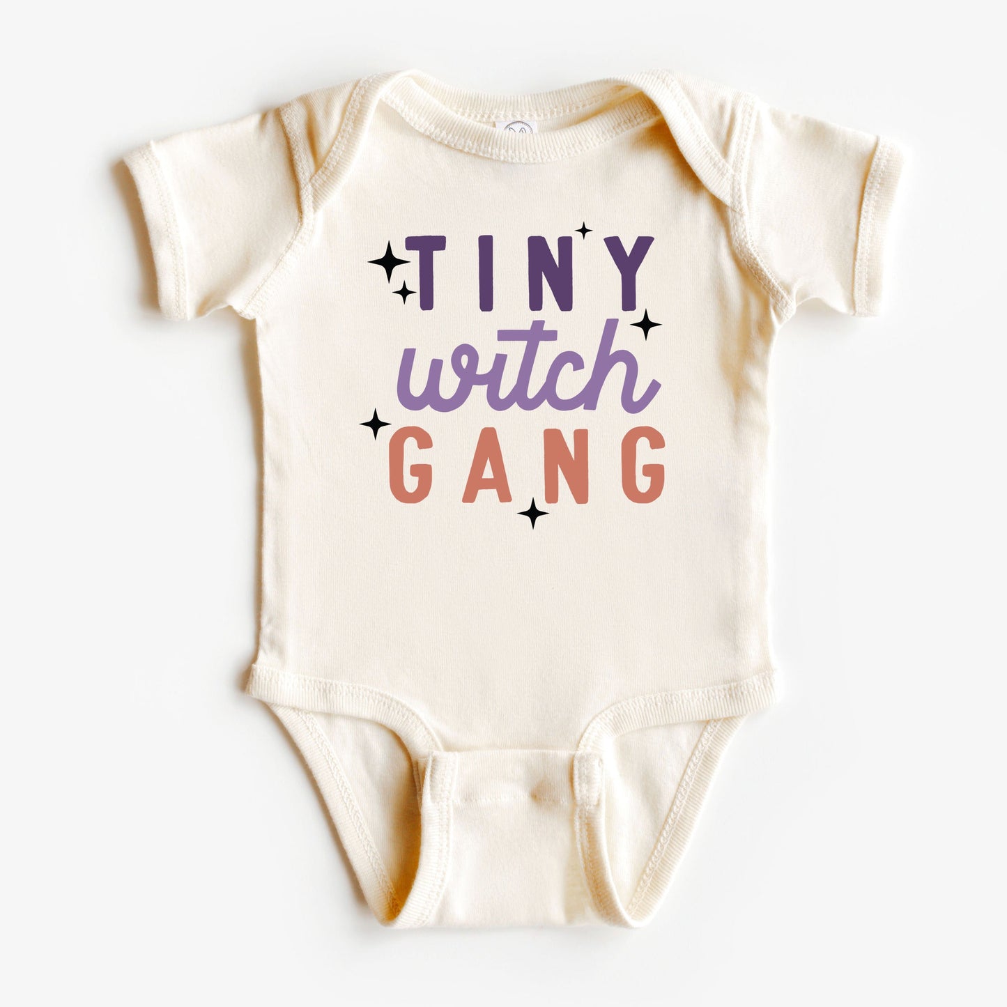 Tiny Witch Gang | Baby Graphic Short Sleeve Onesie