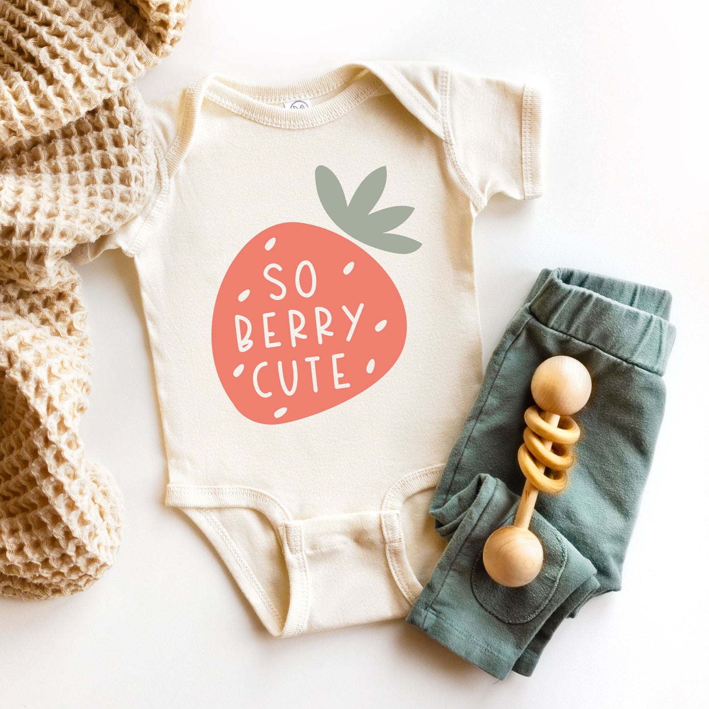 So Berry Cute Kids | Baby Graphic Short Sleeve Onesie