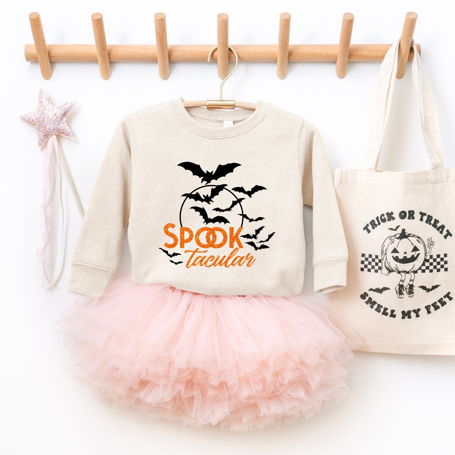 SpookTacular Glitter | Youth Ultra-Soft Graphic Sweatshirt