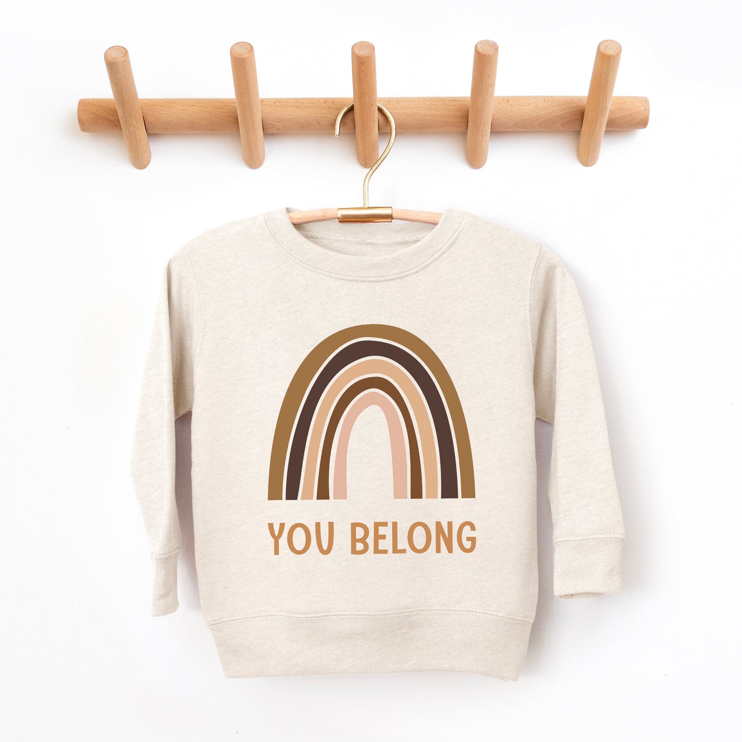 You Belong Rainbow | Youth Ultra-Soft Graphic Sweatshirt