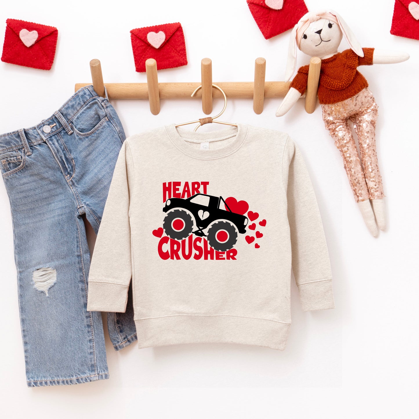 Heart Crusher | Youth Ultra-Soft Graphic Sweatshirt