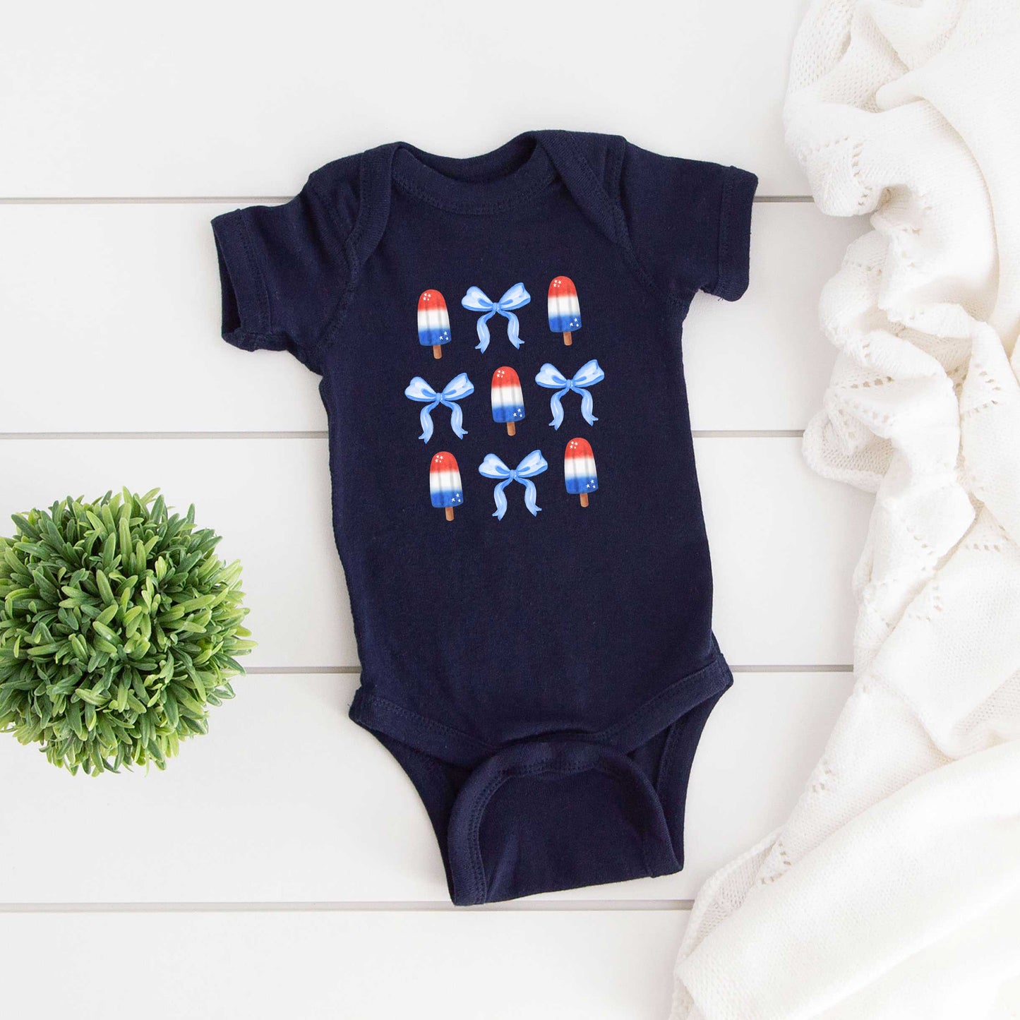 Boom Pop Coquette Chart | Baby Graphic Short Sleeve Onesie