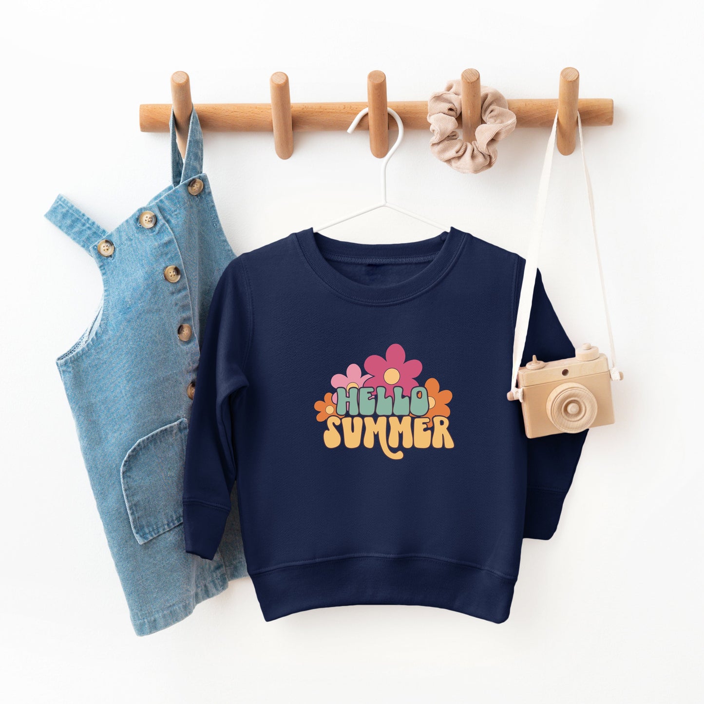 Hello Summer Flowers | Toddler Sweatshirt