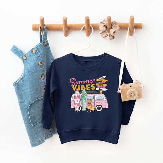 Summer Vibes Dog | Toddler Sweatshirt