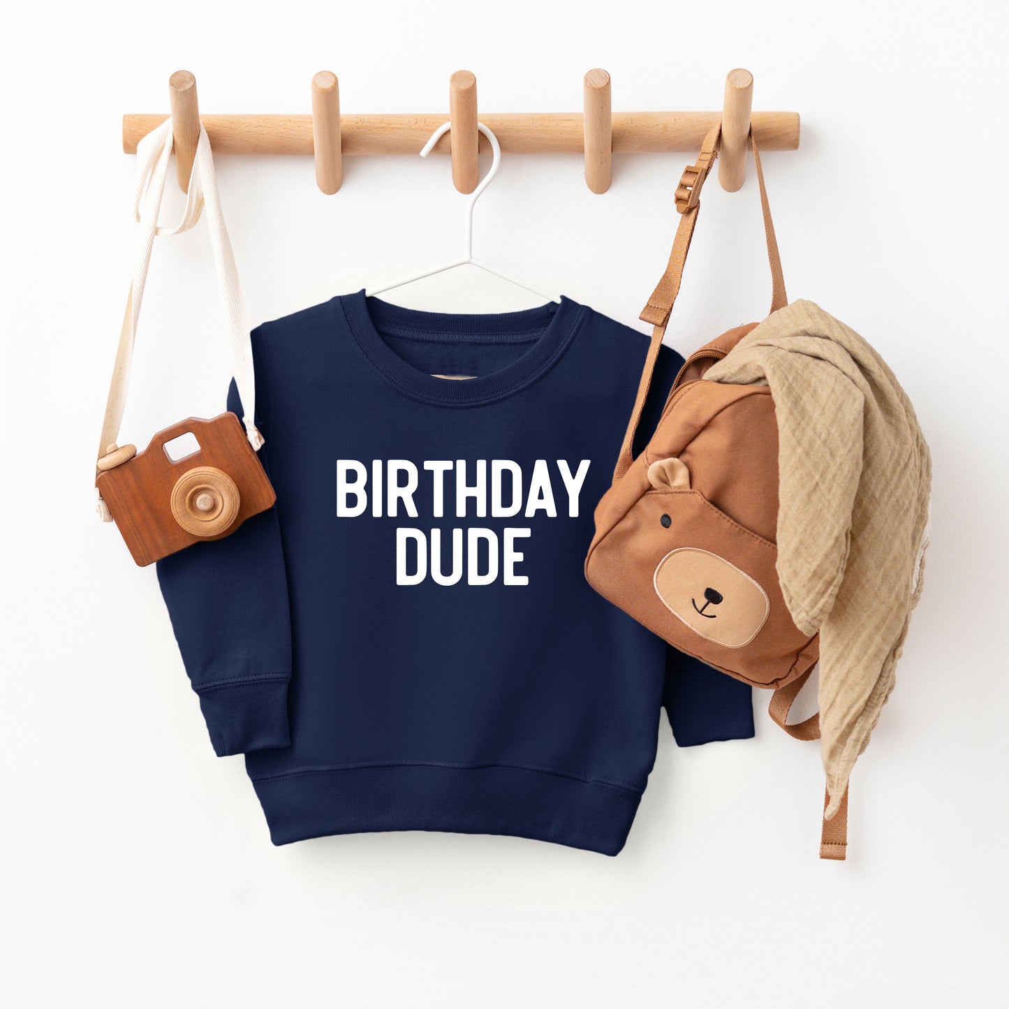 Birthday Dude Bold | Toddler Graphic Sweatshirt