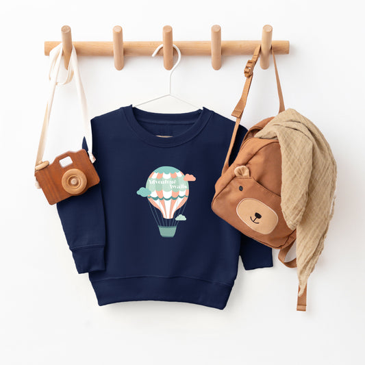 Adventure Awaits Clouds | Toddler Sweatshirt
