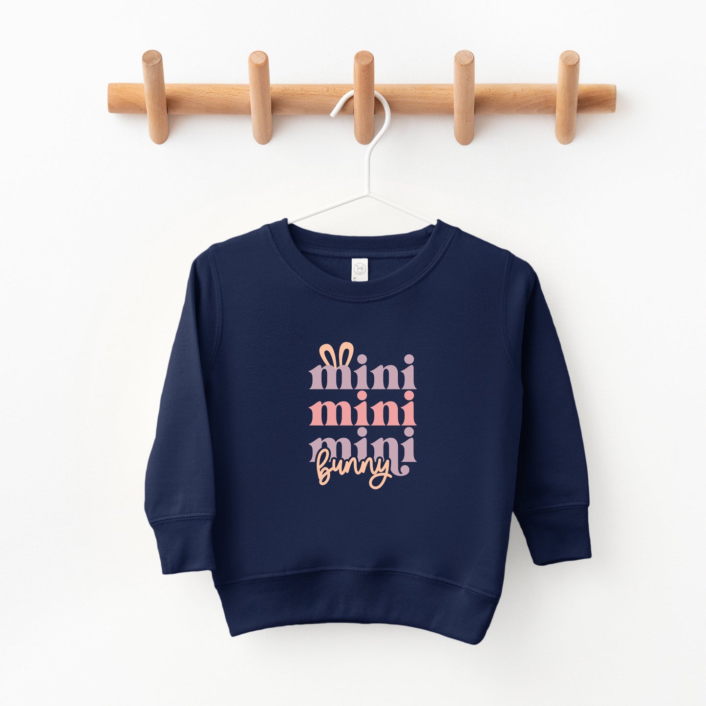 Mini Bunny Stacked | Toddler Sweatshirt