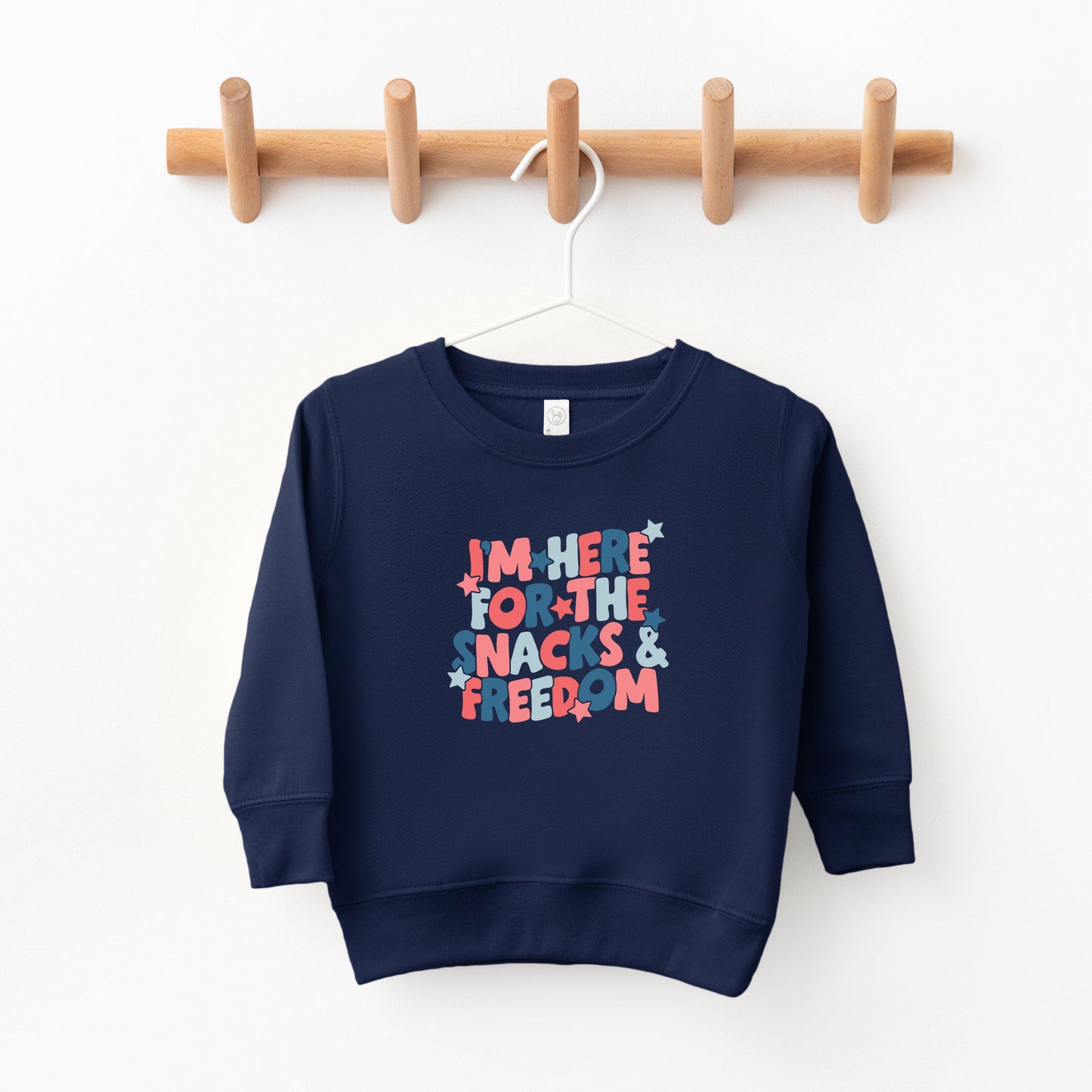 I'm Here For The Snacks | Toddler Sweatshirt