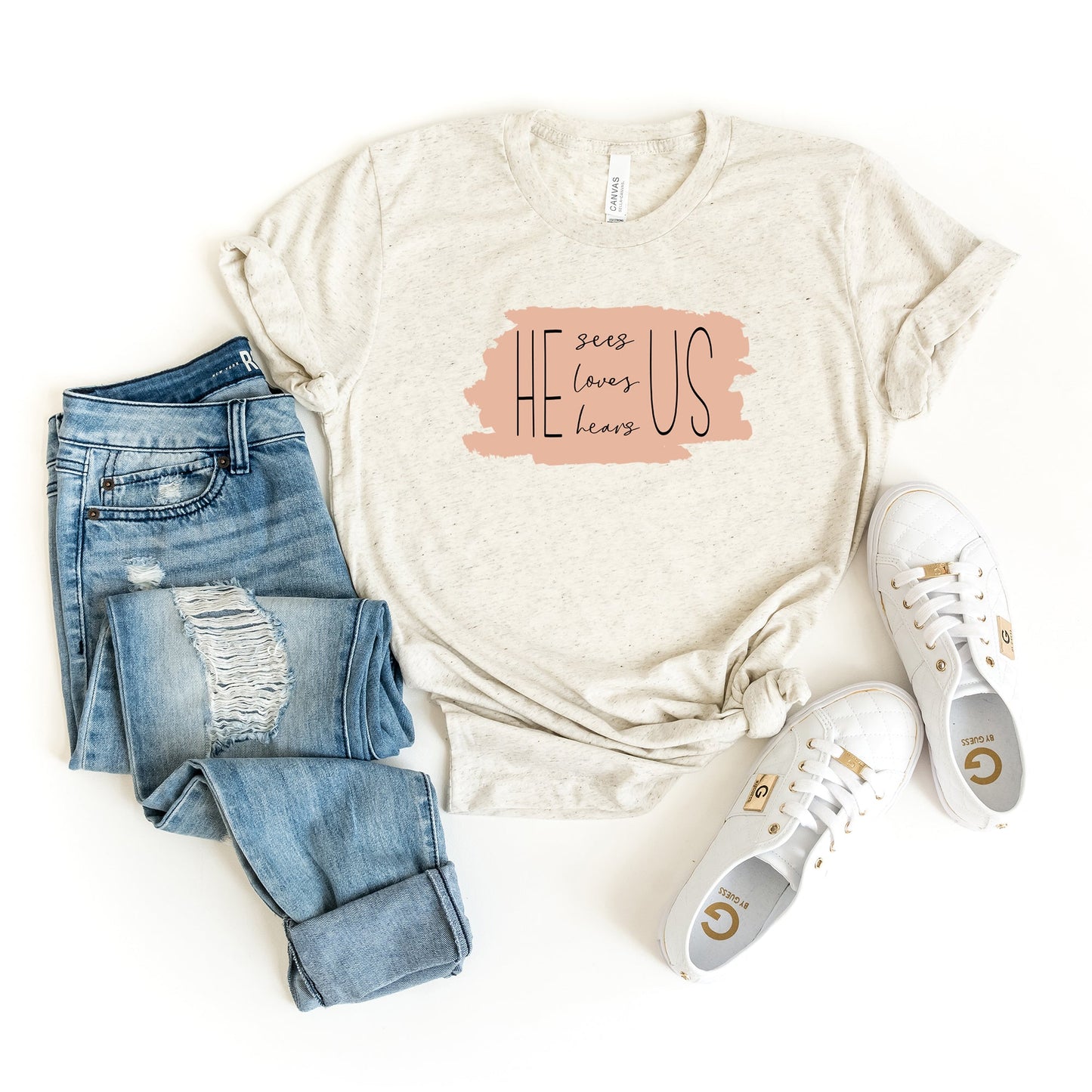 He Sees US | Short Sleeve Crew Neck