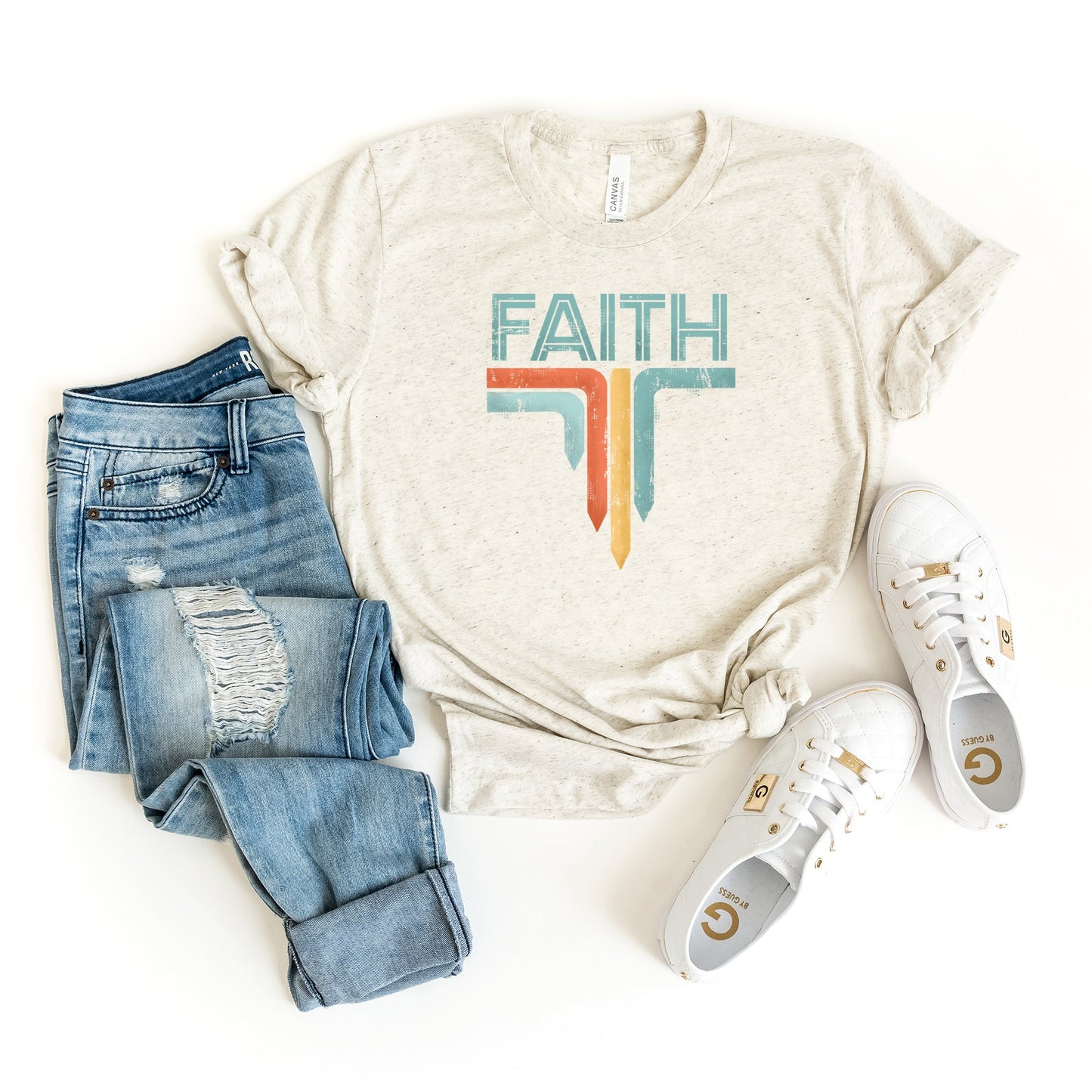 Retro Faith | Short Sleeve Crew Neck