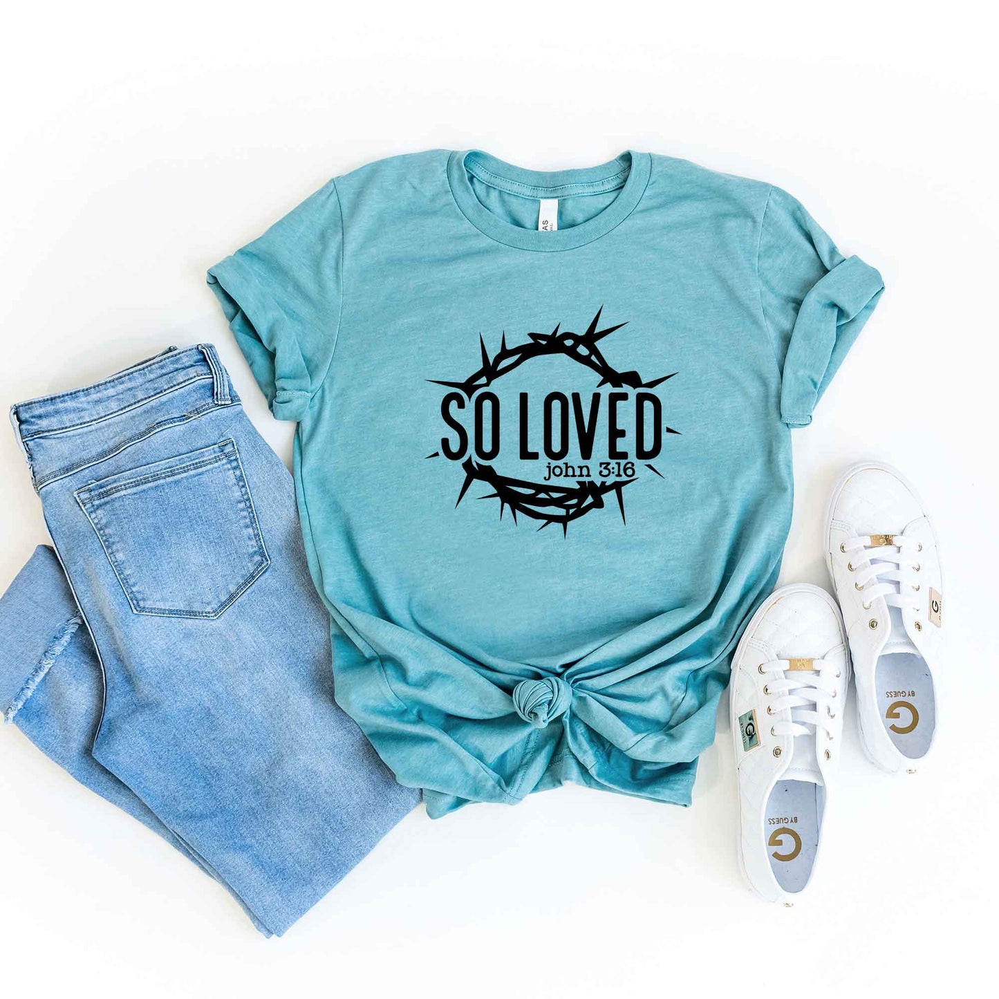 So Loved Scripture | Short Sleeve Crew Neck