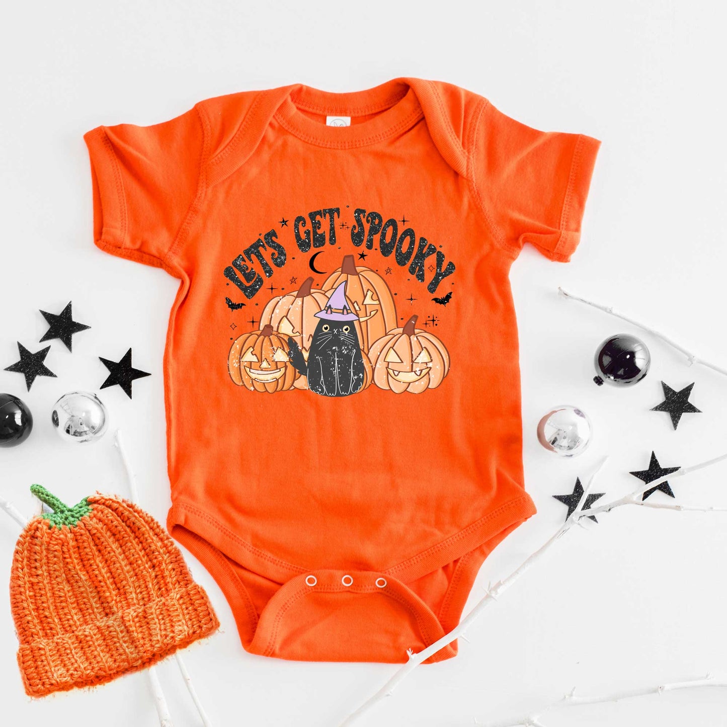Let's Get Spooky | Baby Graphic Short Sleeve Onesie