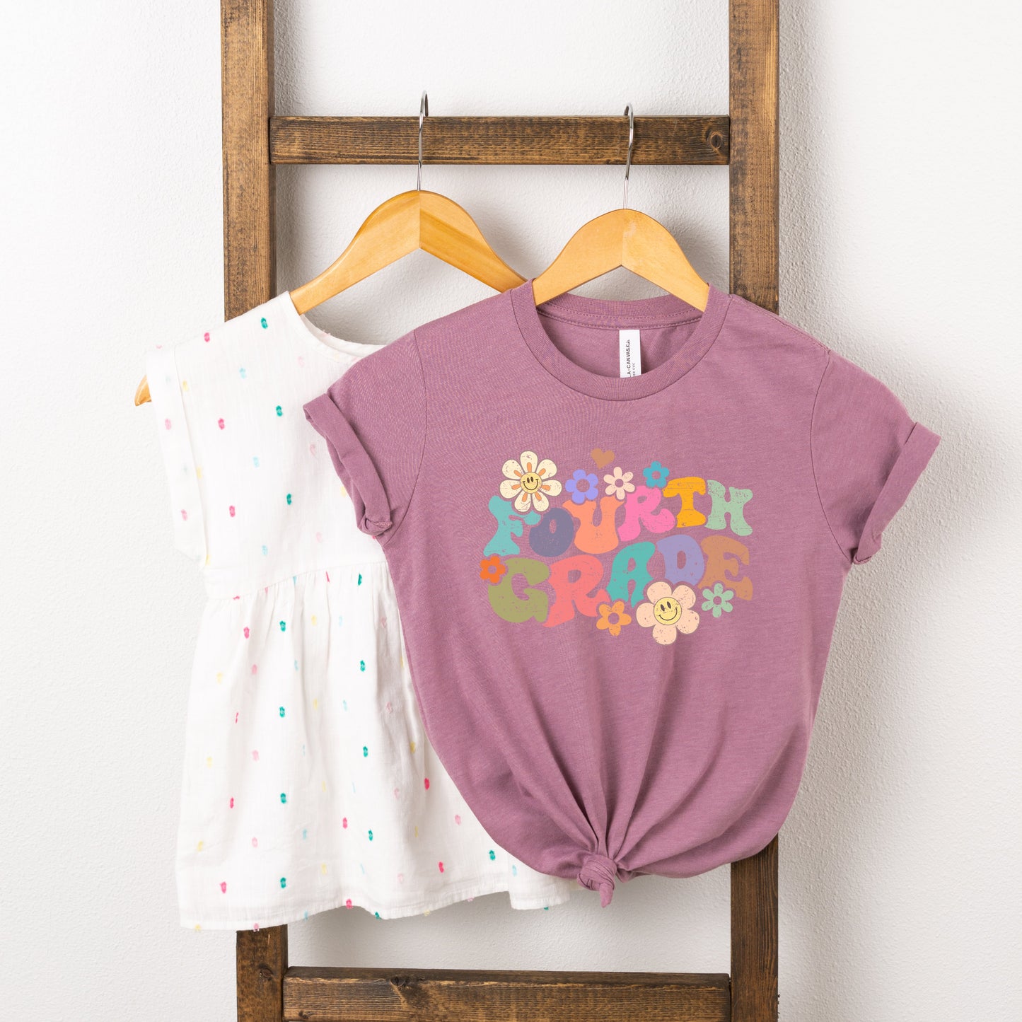 Fourth Grade Flowers | Youth Graphic Short Sleeve Tee