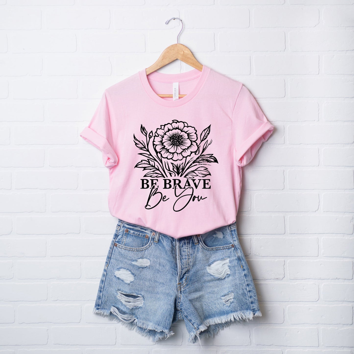 Be Brave Be You | Short Sleeve Crew Neck