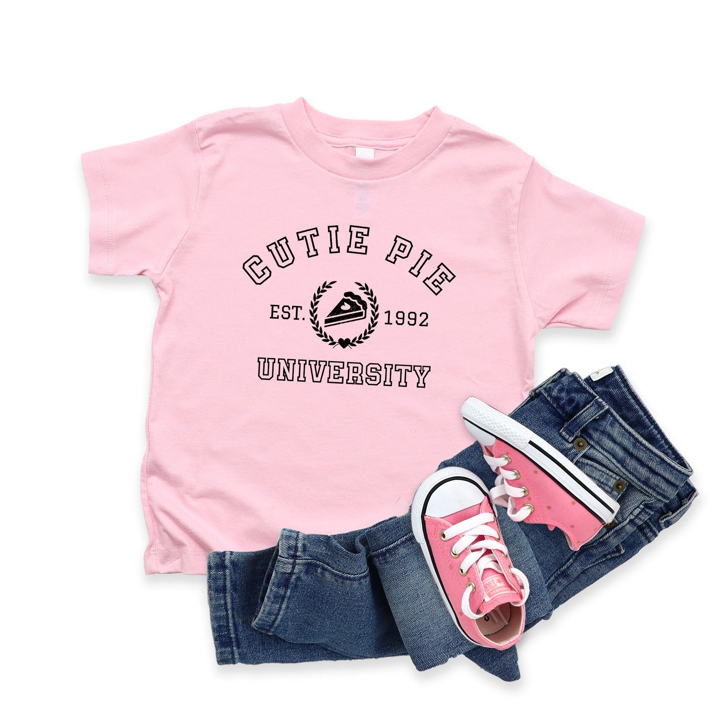 Cutie Pie University | Toddler Graphic Short Sleeve Tee