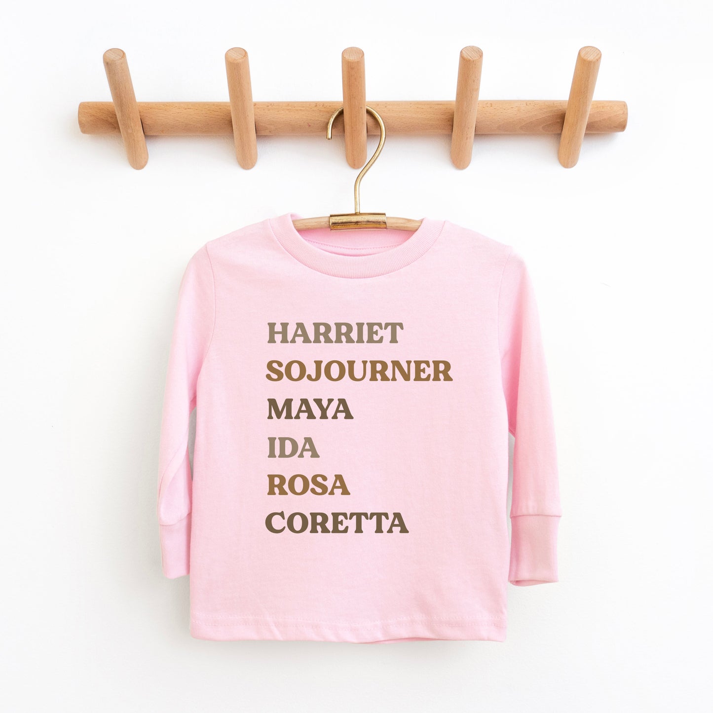 Black History Women | Toddler Graphic Long Sleeve Tee